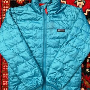 EUC Patagonia Kids Nano Puff Quilted Jacket , Size M (10)